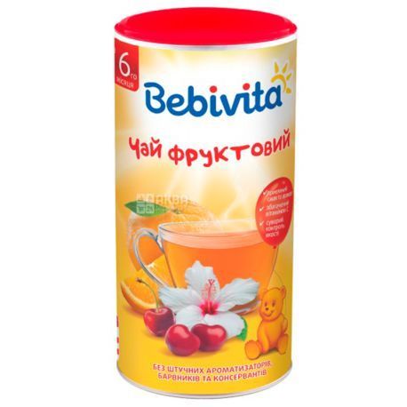 Trà Hoa Quả BEBIVITA Của Đức 200G, Bổ Sung Vitamin Cho Bé