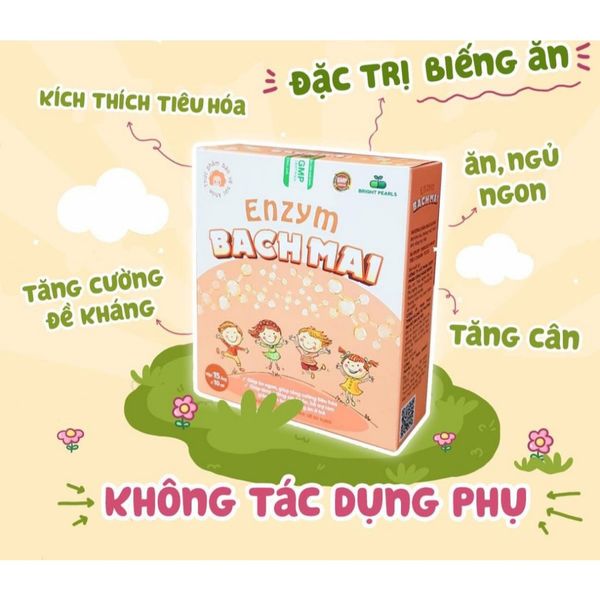Enzym Bạch Mai, Giảm Biếng Ăn, Tăng Sức Đề Kháng, Giúp Trẻ Ăn Ngon Ngủ Tốt