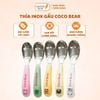 Thìa Inox Gấu Coco Bear, Muỗng Tập Ăn Cho Bé