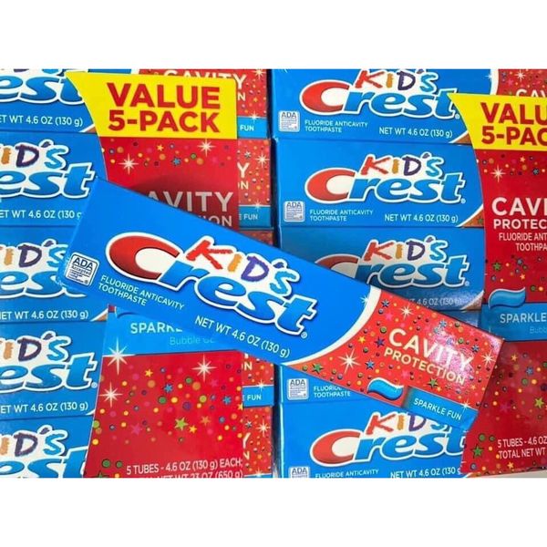 Kem Đánh Răng Crest 130GR Mỹ Dành Cho Bé Trên 2 Tuổi