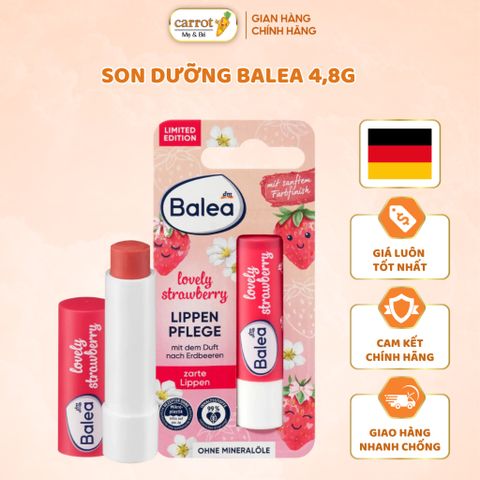 Son Dưỡng Môi Balea Đức 4,8G, Giúp Môi Căng Bóng, Mềm Mịn, Giảm Khô Môi Nứt Nẻ