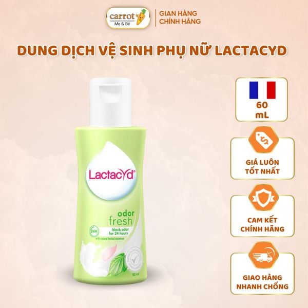 Dung Dịch Vệ Sinh Phụ Nữ Lactacyd 60ML