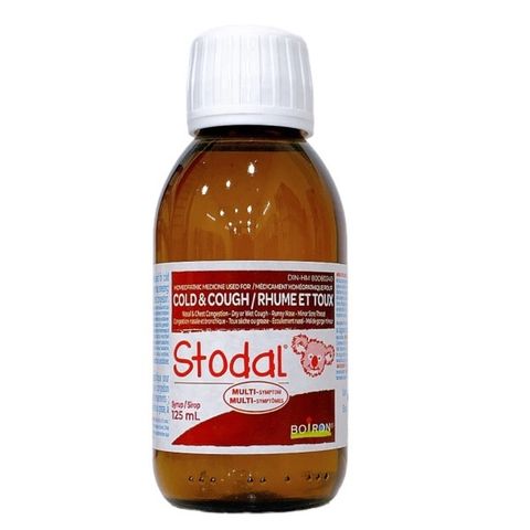 Siro Cảm STODAL BOIZON COUGH Đỏ 125ML, Giúp Giảm Các Triệu Chứng Do Cảm Cho Bé