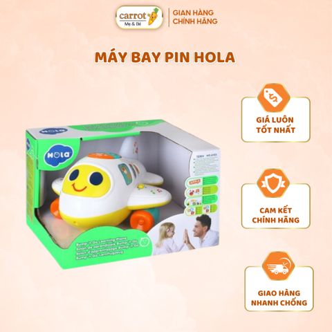 Đồ Chơi Máy Bay Học Tập Dùng Pin HOLA Cho Trẻ 12 Tháng + Nhựa ABS - Siêu Thị Mẹ Và Bé Carrot