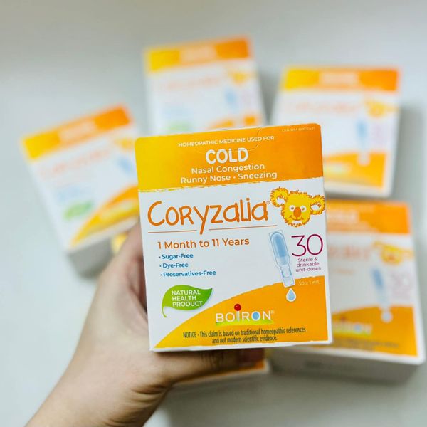 Muối Uống Vi Lượng Đồng Căn BOIRON CORYZALIA COLD - Không Chất Bảo Quản, Không Đường - 30Ml