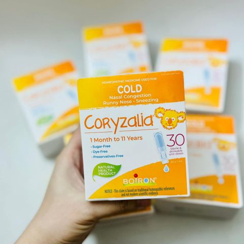 Muối Uống Vi Lượng Đồng Căn BOIRON CORYZALIA COLD - Không Chất Bảo Quản, Không Đường - 30Ml