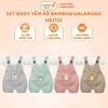 Bộ Body Yếm Ualarogo UR2132 Cho Bé Trai Và Bé Gái, Vải Sợi Tre Bamboo Cộc Tay Áo Rời