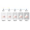 Núm Ti Bình Upis Silicone Mềm Mại Đủ size SS, S, M, L, LL Cho Bé 0-6M+
