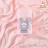 Khăn Tắm Sợi Tre 2 Lớp Cho Bé - Khăn Manny 100% Sợi Tre Màu Trơn Mềm Mịn An Toàn Cho Da Bé