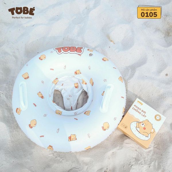 Phao Bơi Chống Lật TOBE Hình Gấu Cho Bé, Phao Đi Biển, Phao Tập Bơi