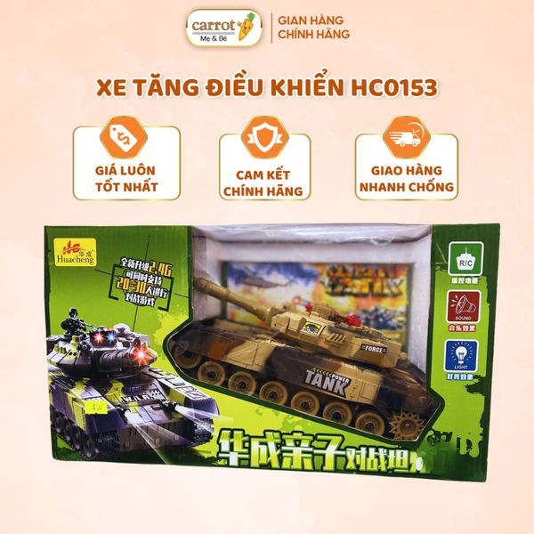 Xe Tăng Điều Khiển HC0153, Đồ Chơi Điều Khiển Cho Bé