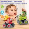 Đồ Chơi Xe Quái Vật Và Công Trình Xây Dựng Cho Bé Từ 12 Tháng Tuổi Nhưa ABS