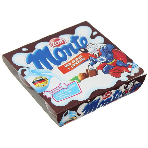 Váng Sữa Monte Cho Bé - Ngọt Ngào, Đậm Đà - 2 Hương Vị