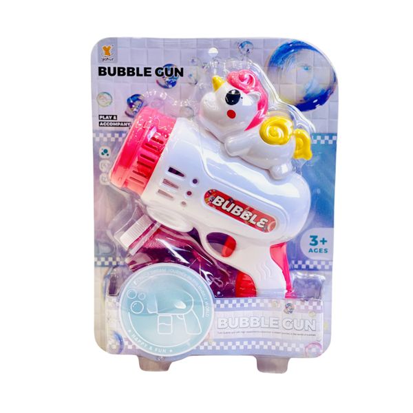 Đồ Chơi Súng Bắn Xà Phòng Ngựa Pony 0321B, Máy Phun Bong Bóng