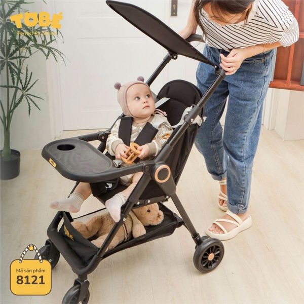 Xe Đẩy Gấp Gọn Andy Tobe 8121, Khung Xe Chắc Chắn, Gấp Gọn Nhanh Chóng