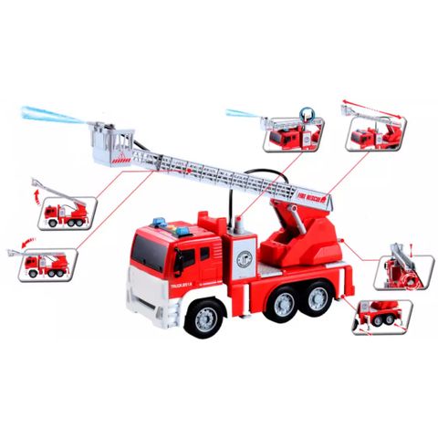 Đồ Chơi Xe Cứu Hỏa Dà WY850A, Đồ Chơi Firefighter Cho Bé Từ 3 Tuổi