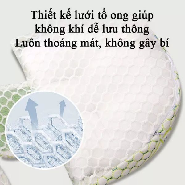 Gối Bầu Cánh Tiên Sợi Tre Organic Cao Cấp Boona Hỗ Trợ Giảm Đau Lưng Cho Mẹ Bầu - Mẹ Và Bé Carrot