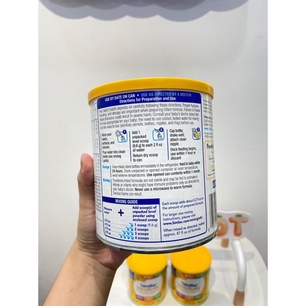 Sữa Similac Neosure Dành Cho Bé Sinh Non, Sinh Thiếu Tháng Hoặc Nhẹ Cân Từ 0-12 Tháng 371G