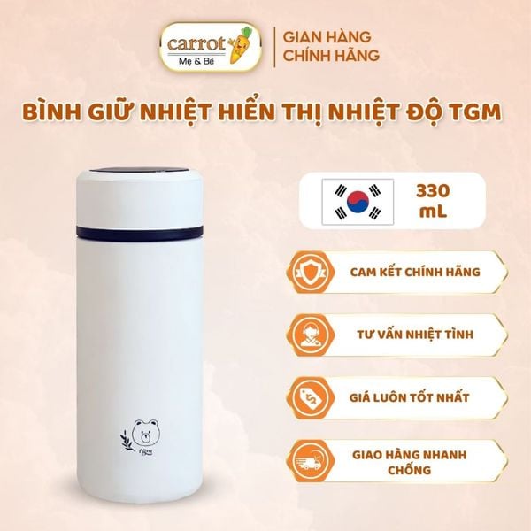 Bình Giữ Nhiệt Hiển Thị Nhiệt Độ TGM Dung Tích 330ML
