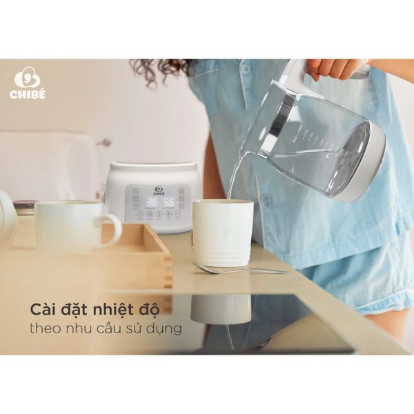 Máy Đun Nước Pha Sữa Thông Minh CHIBÉ MB002, Điều Khiển Từ Xa Tiện Lợi