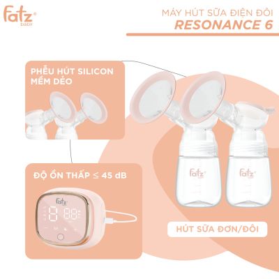 Máy Hút Sữa Đôi FATZ Resonance 6 FB1102VN, Máy Hút Sữa