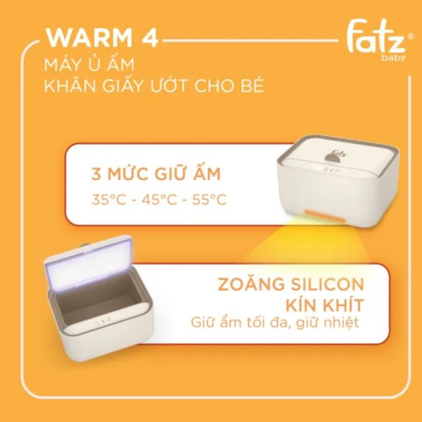 Máy Ủ Ấm Khăn Ướt Cho Bé Warm 4 FB7010SL