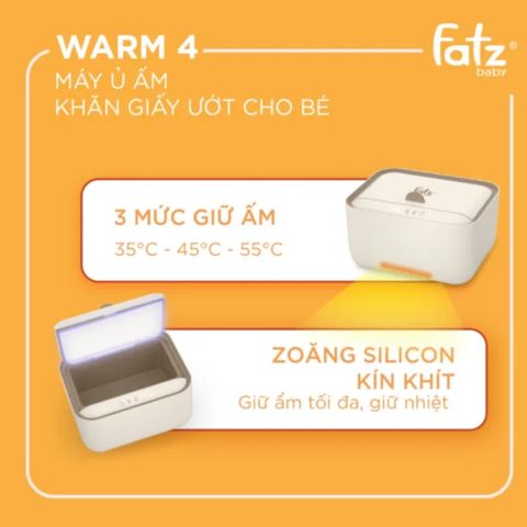 Máy Ủ Ấm Khăn Ướt Cho Bé Warm 4 FB7010SL