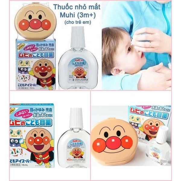 Nước Nhỏ Mắt Muhi Dành Cho Bé Từ 3 Tháng Tuổi 15ML