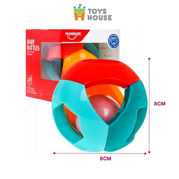Bóng Lục Lạc Cho Bé Tập Bò - Tập Cầm Nắm ToysHouse HE0142