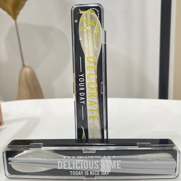 Bộ Thìa Đũa Daiso Nhật, Set Đũa Muỗng
