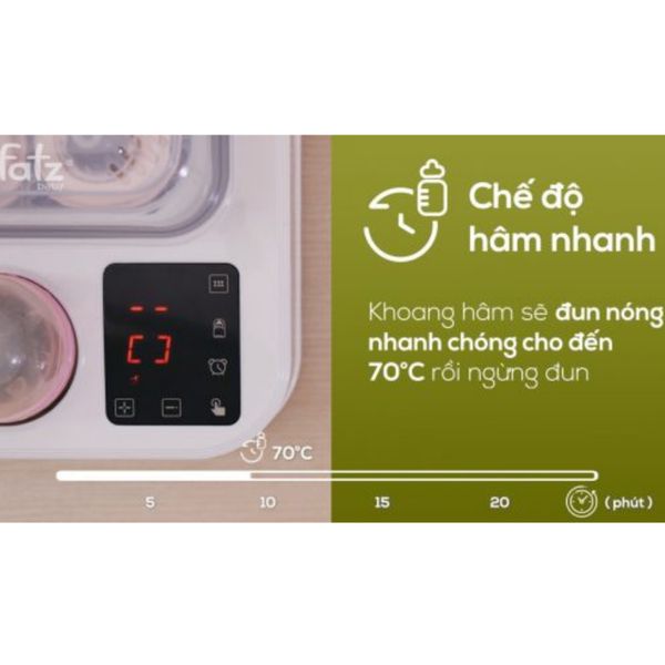 Máy Tiệt Trùng Sấy Khô Nấu Cháo Thông Minh Tích Hợp Máy Hâm Sữa – CAPTAIN 2 – FB4315SL