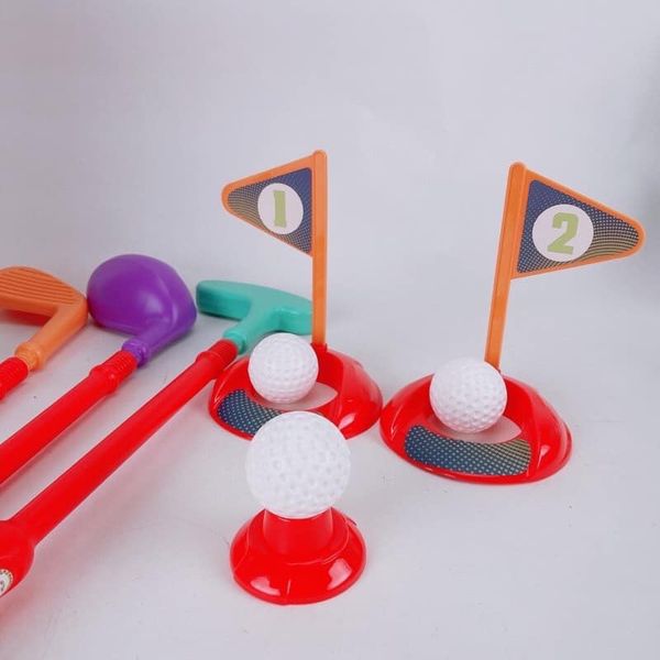 Bộ Đồ Chơi Golf Vận Động Cho Bé - Tăng Tập Trung, Nhựa ABS An Toàn - RX-501A