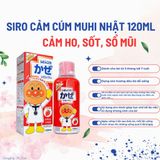Siro Thảo Dược Muhi Ho Đờm, Sổ Mũi, Sốt Nhật Bản Dễ Uống - Lọ 120ml
