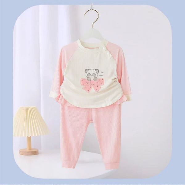 Bộ Dài Tay GoodMama Chất Liệu Micro Modal GBD4-26 Cho Bé Trai, Bé Gái 24-36M