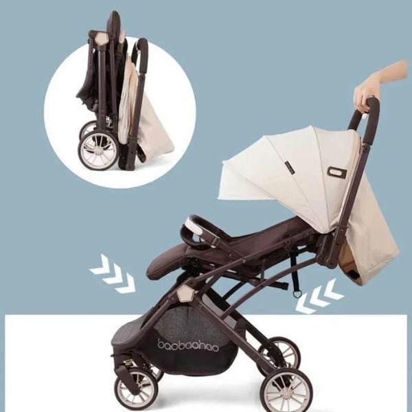 Xe Đẩy Gấp Gọn Baobaohao Y8, Có Thể Đảo Chiều Cho Bé