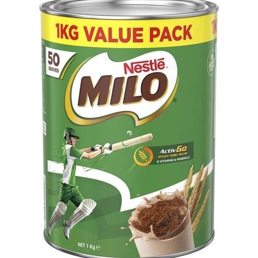 Sữa Bột Nestle Milo Úc Hộp 1kg, Giúp Bé Phát Triển Tối Ưu - Siêu Thị Mẹ Và Bé Carrot