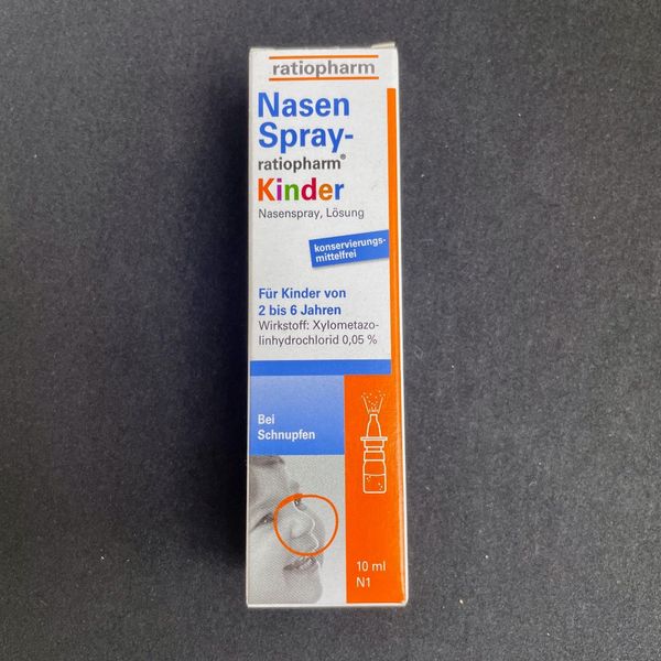 Xịt mũi cho bé 0.05% Nasen Spray-Ratioparm Đức Chính hãng (2-6 tuổi)