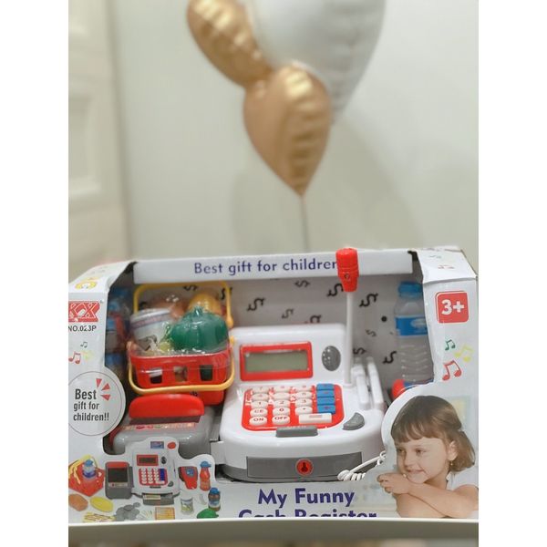 Đồ Chơi Máy Tính T.iền Siêu Thị 023P , Đồ Chơi Thông Minh Cho Bé