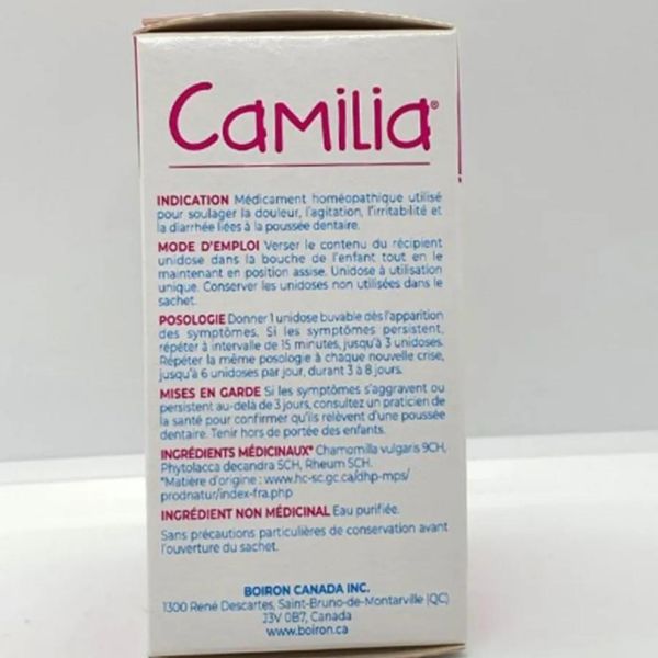 Tép Muối CAMILIA Sử Dụng Cho Bé Khi Mọc Răng Canada 30 Tép