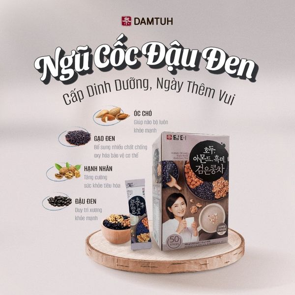 Bột Ngũ Cốc Hàn Quốc Damtuh 900g (50 gói) - Siêu Thị Mẹ Và Bé Carrot