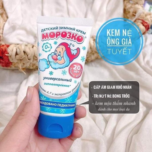 Tuýp Kem Chống Nẻ Ông Già Tuyết Morozko Nga 50ML