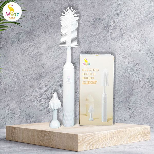 Máy Cọ Bình Cầm Tay MOAZBEBE - Loại Bỏ Vi Khuẩn, Dễ Mang Đi, Silicon