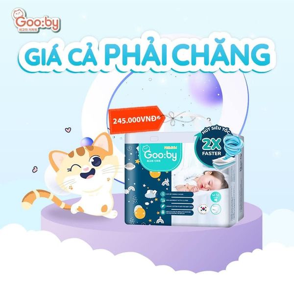 Tã - Bỉm quần Gooby Premium size M 32 miếng (6 - 11 kg)