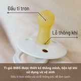 Ti Ngậm Bibs Silicon Colour Ban Đêm, Ti Ngậm Bibs Silicon Ban Ngày Delux 0 - 36M Đan Mạch Chính Hãng