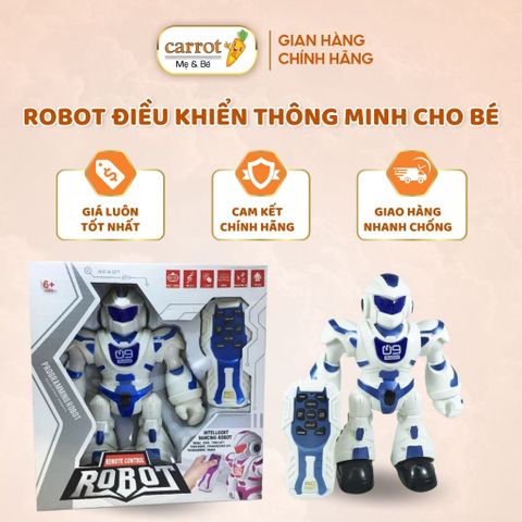 Robot Điều Khiển Thông Minh Cho Bé - Có Nhạc, Di Chuyển Đa Dạng, 606-3