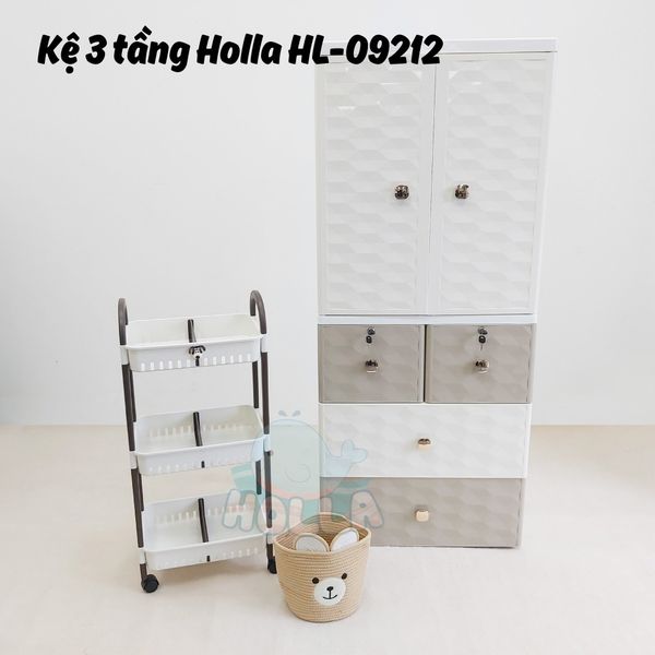 Kệ 3 Tầng Holla HL 09212, Kệ 3 Tầng Đa Năng Đựng Đồ Chơi Cho Bé