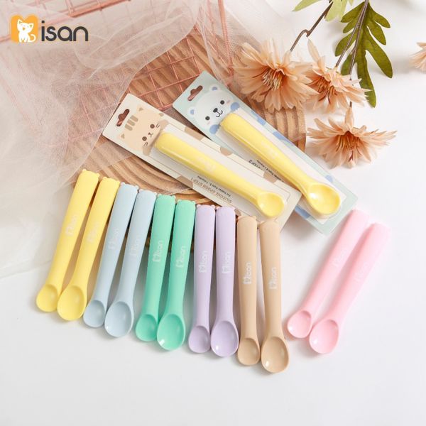 Thìa Silicon Misan Cho Bé Từ 3-8M, Muỗng Tập Ăn Dặm, Chất Liệu An Toàn