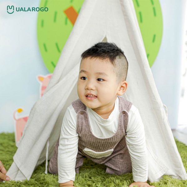 Set Body Yếm Nhung UR 3656 Cho Bé 3 Tháng Tới 2 Tuổi Vải Cotton Thông Thoáng