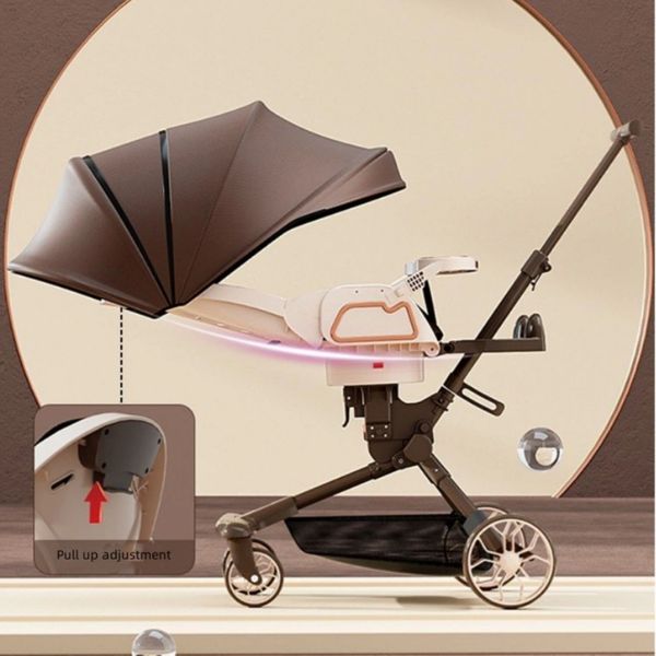 Xe Đẩy Gắp Gọn Cho Bé M9 Màu Đen, Nhỏ Gọn Du Lịch Cho Bé Từ 3 Tháng Tuổi Đến 3 Tuổi