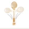 Sét Thìa Nĩa Màu Vàng Uốn Cong 360 Độ Kèm Hộp Đựng Cho Bé
